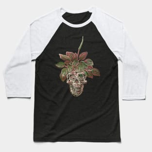 Skull Planter Peperomia Baseball T-Shirt